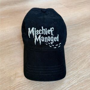NWOT NEW Mischief Managed Harry Potter  Baseball Cap Hat Official Warner Bros